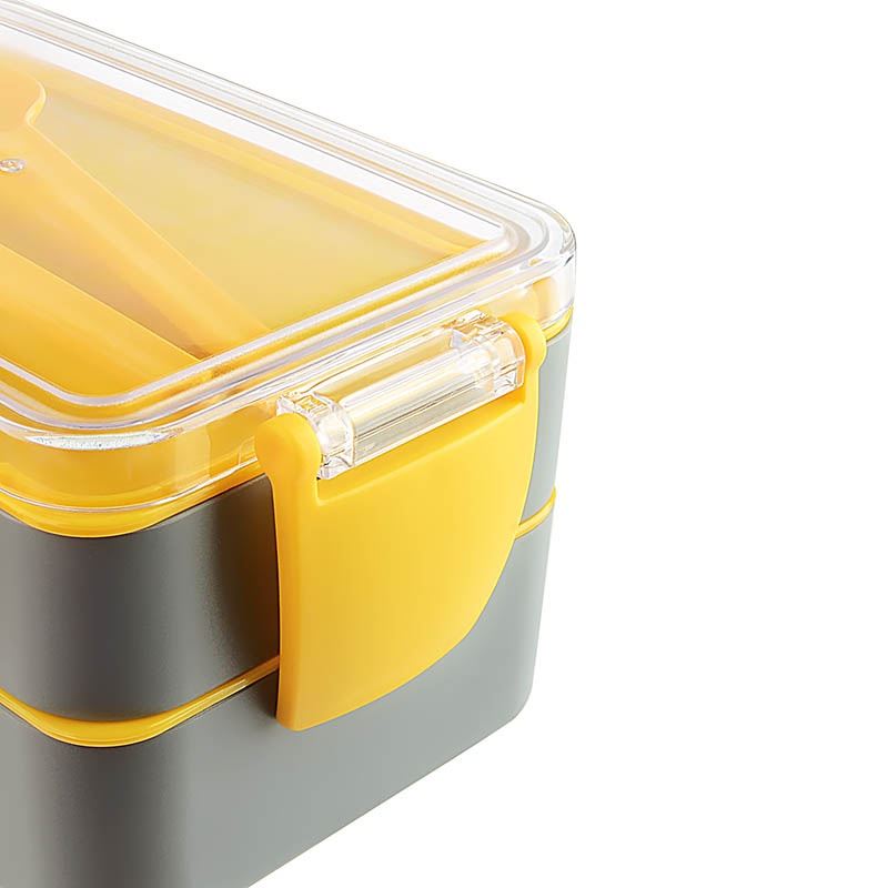 Fely Lunch Box With Utensils 2pc 500&400ml