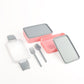 Fely Lunch Box With Utensils 2pc 500&400ml