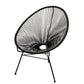 MFurn Levi 2pc Acapulco String Chair Set – Steel & PE Rattan Design - Various Colours