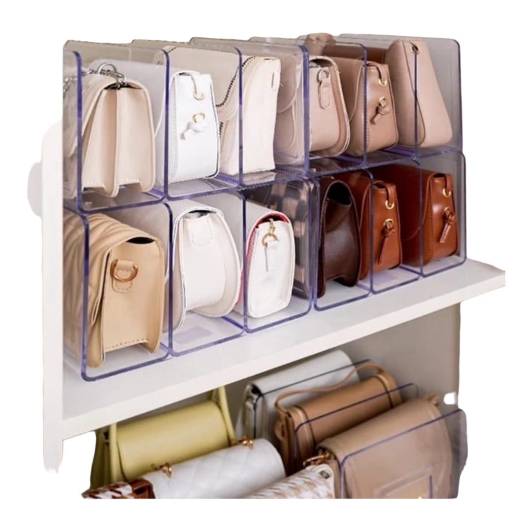 Acrylic Grid Handbag Organiser 3grid