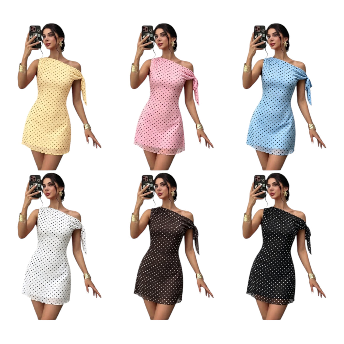 Ladies Sexy Off Shoulder Mini Summer Dress-Various Colours