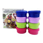 Set Of 8 Colorful Condiment Bowls with Lid