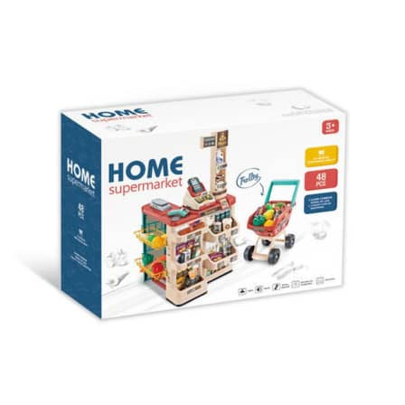 MyToy Pretend Play Supermarket with Scanner and Cash Register