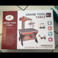 Wooden Tool Bench for Kids Toddlers, Pretend Play Workbench Set with Crane Workshop Workbench Construction Toys Gift for 2 3 4 5 Years Old Girls & Boys