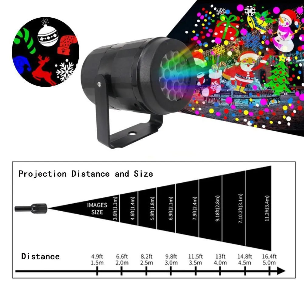 Christmas Festive Light, Supply LED Laser Light Projection Lamp Moving Landscape