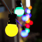Festoon LED Round 10 White Color Bulb String Light RGB 220V 5M