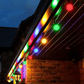 Festoon LED Round 10 White Color Bulb String Light RGB 220V 5M
