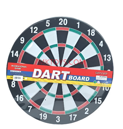 Dart Board With Darts