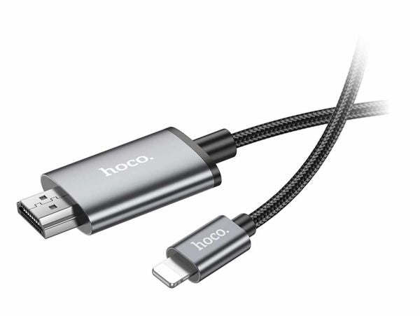 HOCO UA27 HD On-Screen Cable iPhone To HDTV – Grey