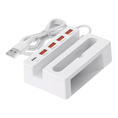 Mtech Fast Charging USB Hub with 4 USB ports & 1 Type C port-65watt