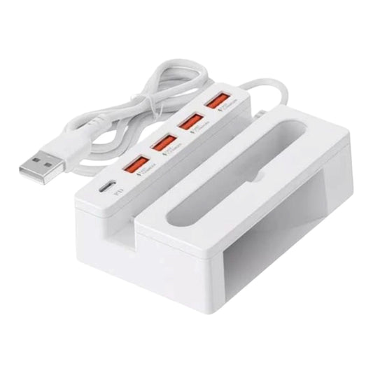 Mtech Fast Charging USB Hub with 4 USB ports & 1 Type C port-65watt