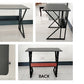 MFurn Computer Desk With Under-Shelf K Shape Leg-Available In Black or White