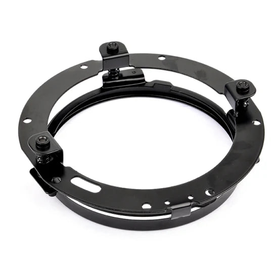 Black Round Headlight Ring Mounting Bracket