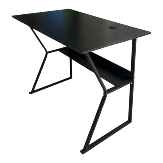 MFurn Computer Desk With Under-Shelf K Shape Leg-Available In Black or White