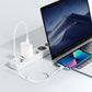 Adapter and Lightning Cable for iPhone, Dual Type-C Charger, Fast Charging 35W, Black.