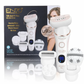 ENZO 5 in 1 Epilator&shaver&facial clean brush&massager