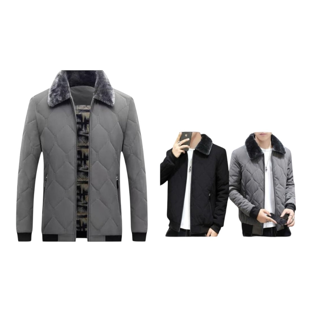 MWear Mens Puffer Winter Windbreaker Collar Warm Jacket