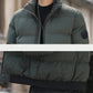 MWear Winter Mens Jacket Stand -Up Collar Warm Winter Clothes