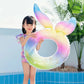 Inflatable Swimming Ring | Sequin Rainbow Wing Design