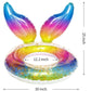 Inflatable Swimming Ring | Sequin Rainbow Wing Design