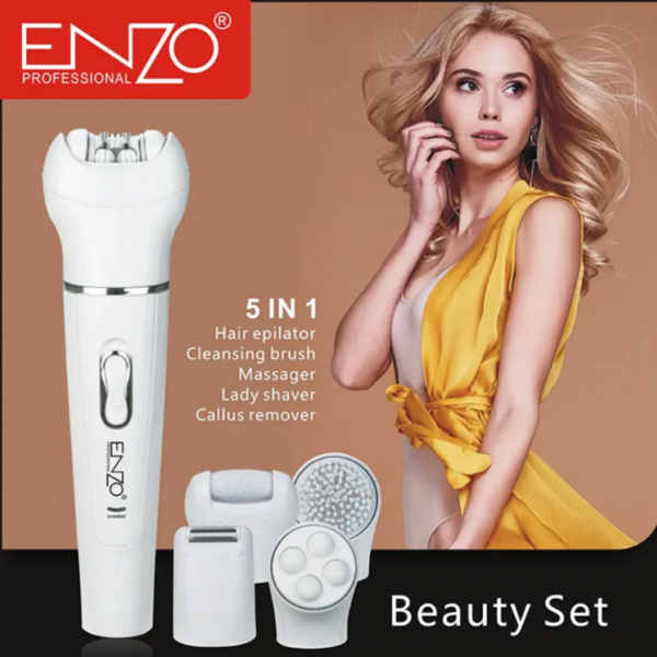 ENZO 5 in 1 Electric Face Cleaner Sonic Vibration