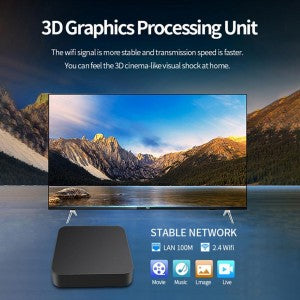 MXQ Pro 4K S905L Android Tv Box - Wireless / 4K at 60FPS