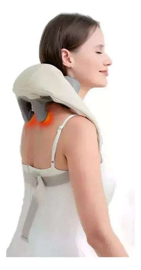 Shiatsu Rechargeable Device - Thermal Massage Neck,Back, Waist & Legs