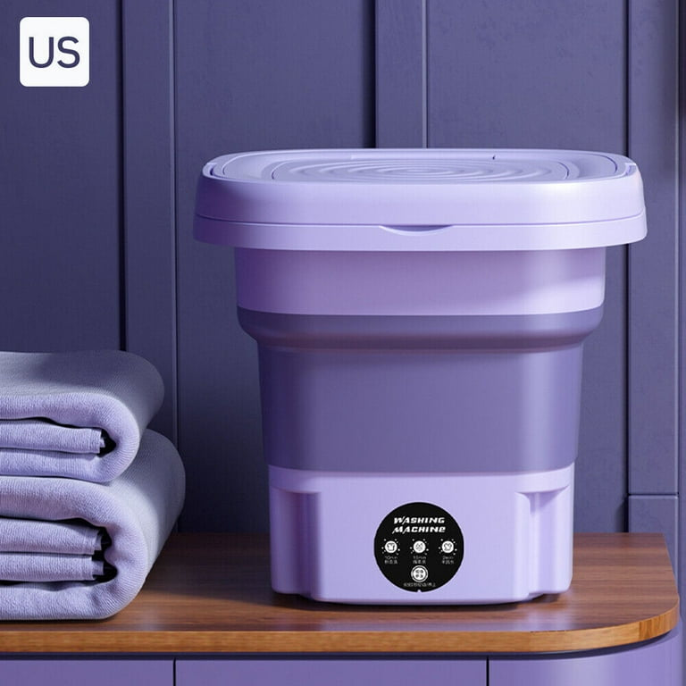 Portable Mini Washing Machine Ultrasonic Turbine Clothes Washer For Travel  Home