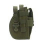Tactical Pistol Gun Holster Right Hand Hunting Military Molle Handgun Pouch Case