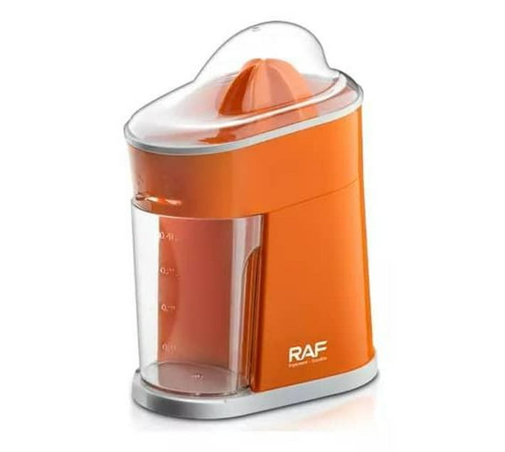 RAF Citrus Juicer 400ml R.637 – Electric Orange & Lemon Juicer, Compact Slow Juicer With Automatic On/Off, Dishwasher Safe