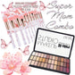 Mom Of The Year/ Super Mom Combo- 39 Colour Eyeshadow Palette + Makeup Brush Set & Bag
