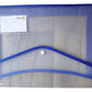PVC Blue Infinity Clear Docment Button File Folder, For Hospital, Paper Size: A5