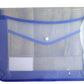 PVC Blue Infinity Clear Docment Button File Folder, For Hospital, Paper Size: A5