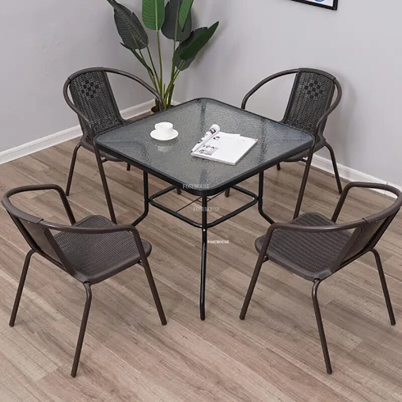 Nordic Style Outdoor Garden Patio/Balcony Set 5pc