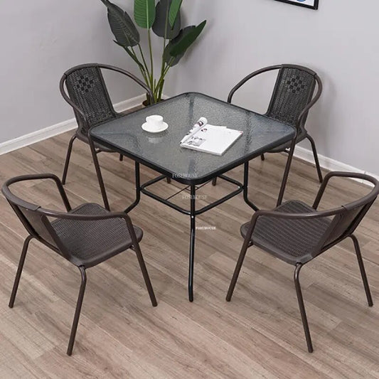 Nordic Style Outdoor Garden Patio/Balcony Set 5pc