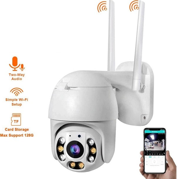 MTech ICSee APP Wifi Smart Camera With IR Sensor And IP66 Protection Rating