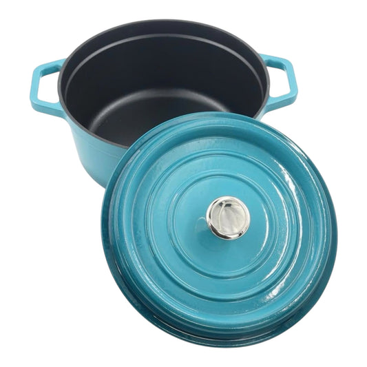 MHOME Cast Iron Casserole Pot with Lid - Various Options