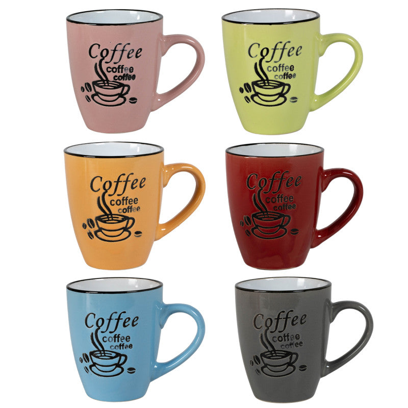 Ceramic Coffee Mug Set 5pc