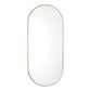 Oblong Mirror 120x60 In Black Or Gold