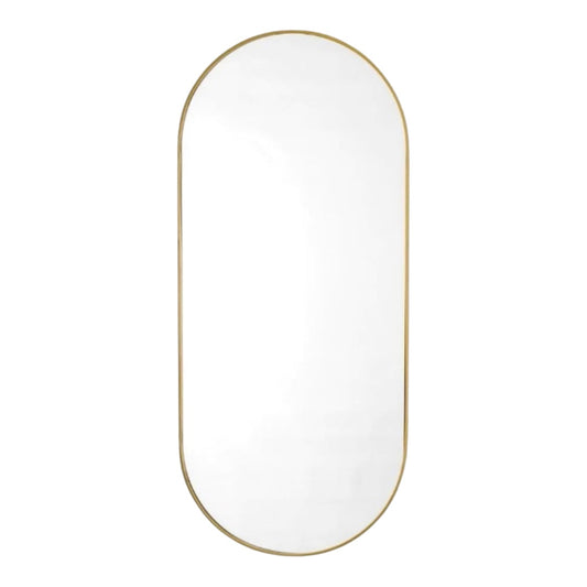 Oblong Mirror 120x60 In Black Or Gold