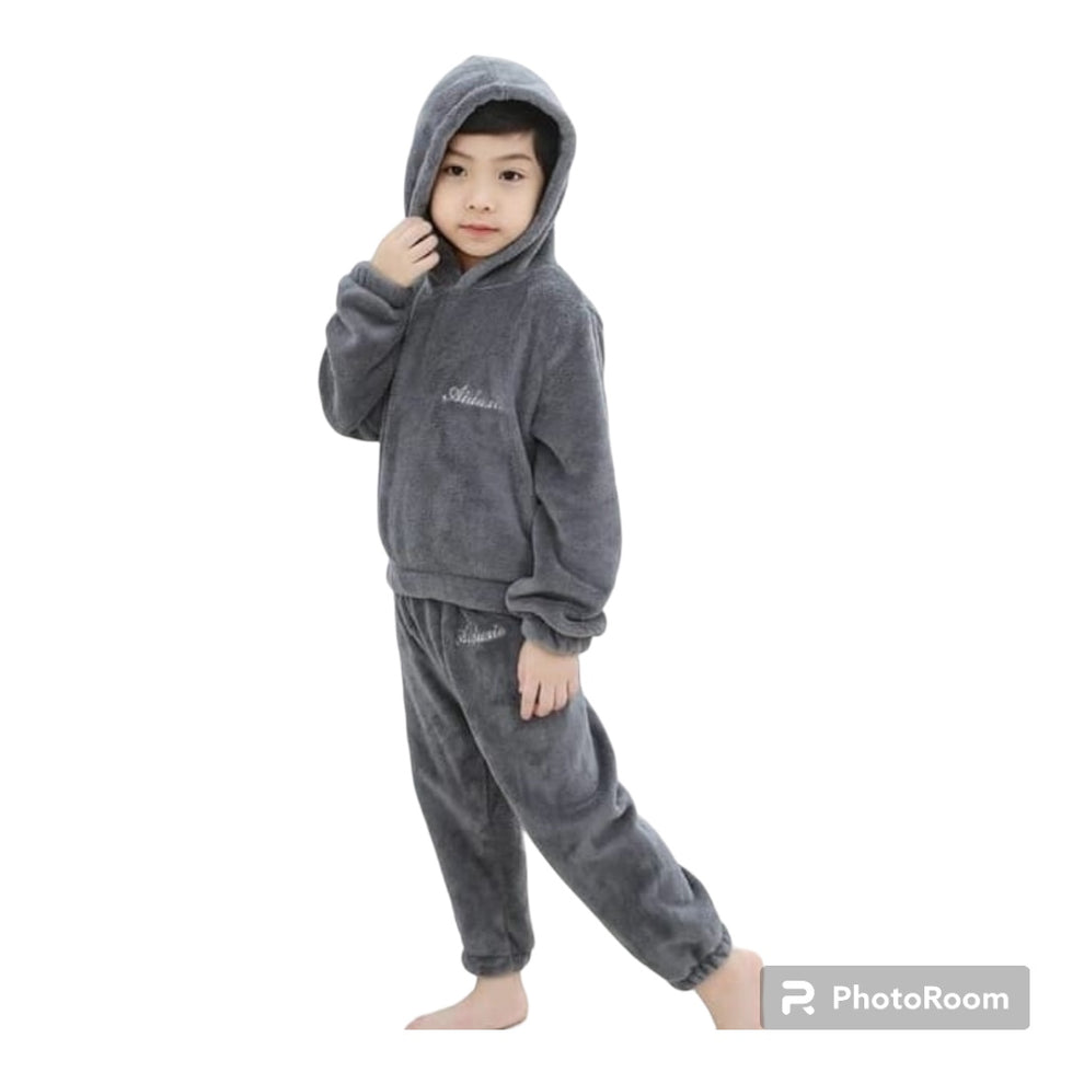 Winter Woollen Pyjamas + Hoodie For Girls- Various Colours – Megamall ...