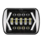 Headlight 7 SquareLED Headlight with DRL 13 LED