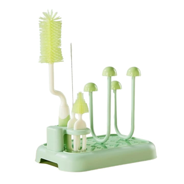Baby Bottle Drying Stand Inc Brushes – Megamall Online Store