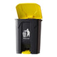 MHome Garbage Cans for Kitchen Plastic Rectangular Trash/Garbage Can with Lid 20L