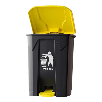 MHome Garbage Cans for Kitchen Plastic Rectangular Trash/Garbage Can with Lid 20L