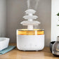 Simulation Rain Humidifier Unique Low Noise Air Diffuser for Office Yoga SPA