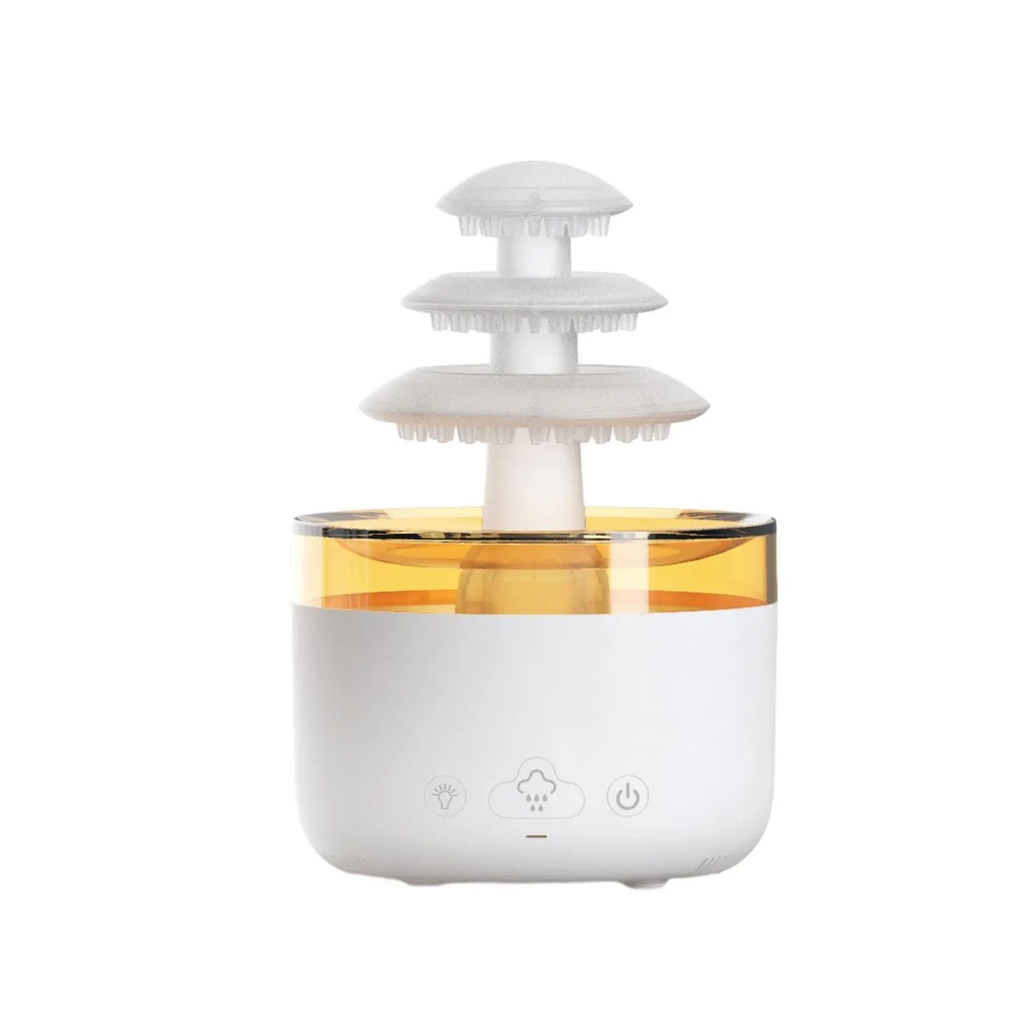 Simulation Rain Humidifier Unique Low Noise Air Diffuser for Office Yoga SPA