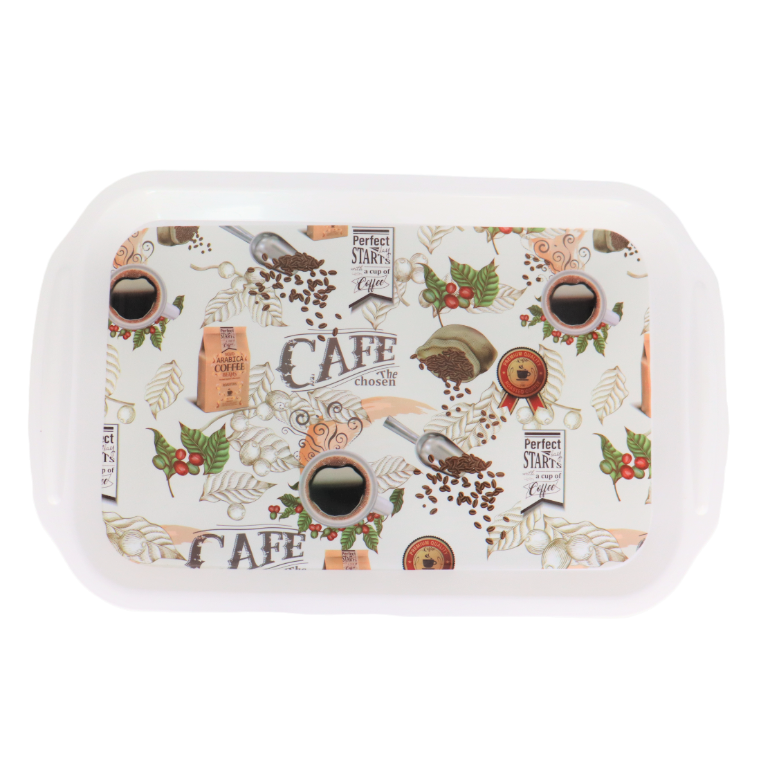 Marble Look Alike Plastic Serving Tray  48x33cm - Single Tray Only
