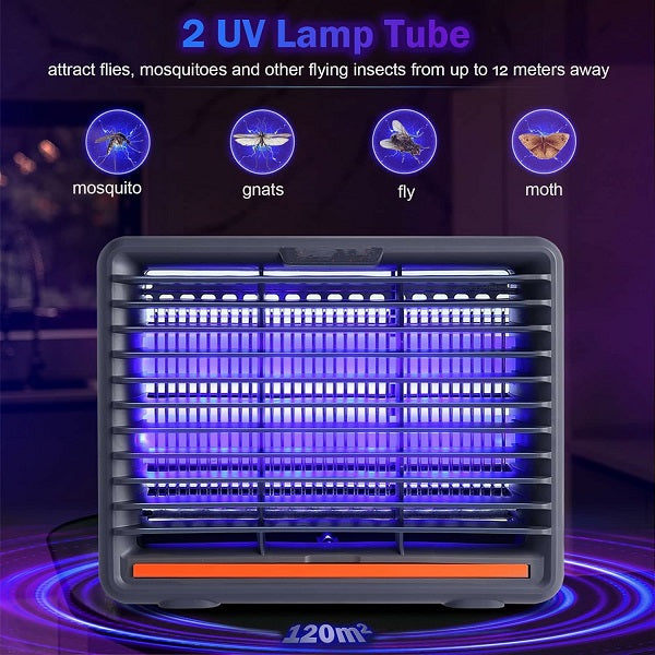 Electric Fly Killer 8W, UV Bug Zapper Mosquito Killer  With Hanging Hook