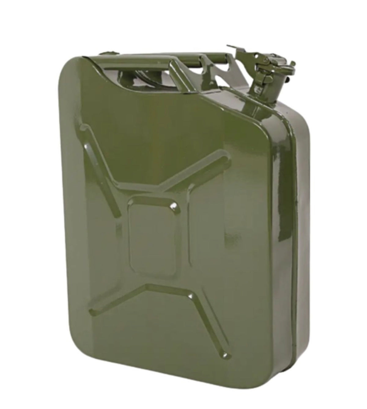 MHome Metal Jerry Can - 10 Litres - Green